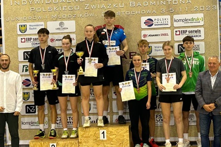 Brązowy medal w Indywidualnych Mistrzostwach Polski Polskiego Związku Badmintona – U19