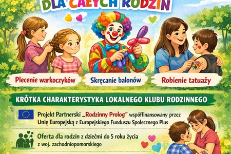 Serdecznie zapraszamy wszystkie rodziny z dziećmi do udziału w animacjach 