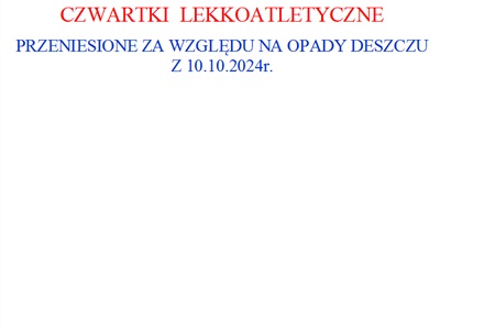 Sławieńskie Czwartki Lekkoatletyczne